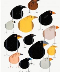 Birds Charley Harper Paint by numbers