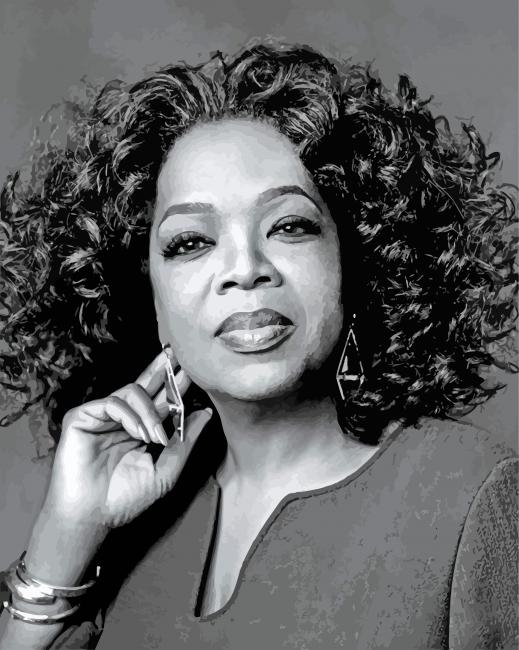 oprah winfrey black and white