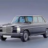 black mercedes benz w114 paint by number