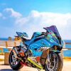 Blue BMW K1300S Paint By Number