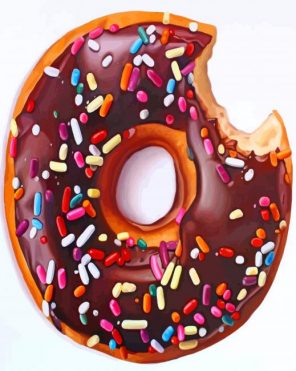 chocolate-Doughnut-paint-by-numbers