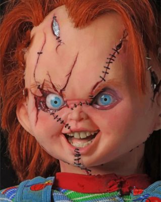 Chucky Doll paint by numbers