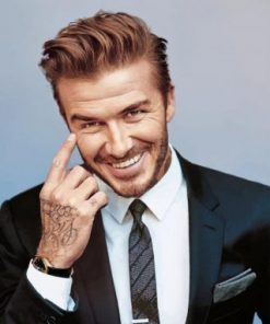 Classy Suit David Beckham paint by numbers