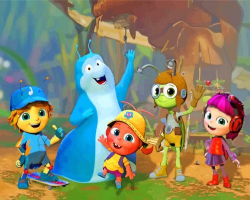 Cute Beat Bugs paint by numbers