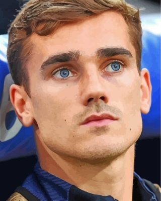 Cute Antoine Griezmann Player Paint By Numbers