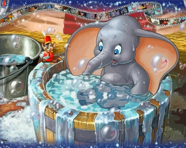 Disney Dumbo - Paint By Number - Paint by Numbers for Sale