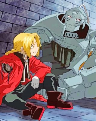 edward elric and alphonse elric paint by numbers