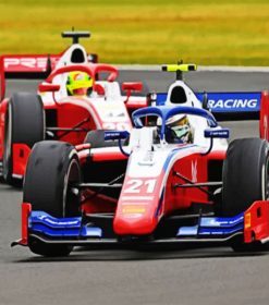 Formula 1 Racing Cars Paint by numbers