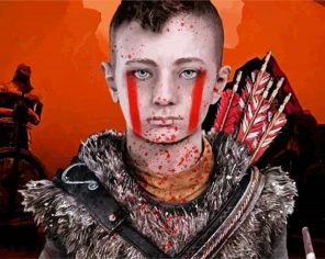 God Of War Atreus Paint By Number