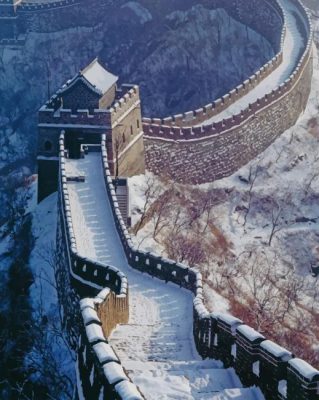 great-wall-of-china-in-winter-paint-by-numbers
