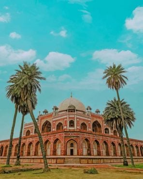 humayun-tomb-paint-by-number