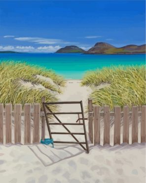 isle of barra Beach paint by number