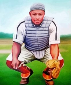 Josh Gibson Baseball Paint By Number