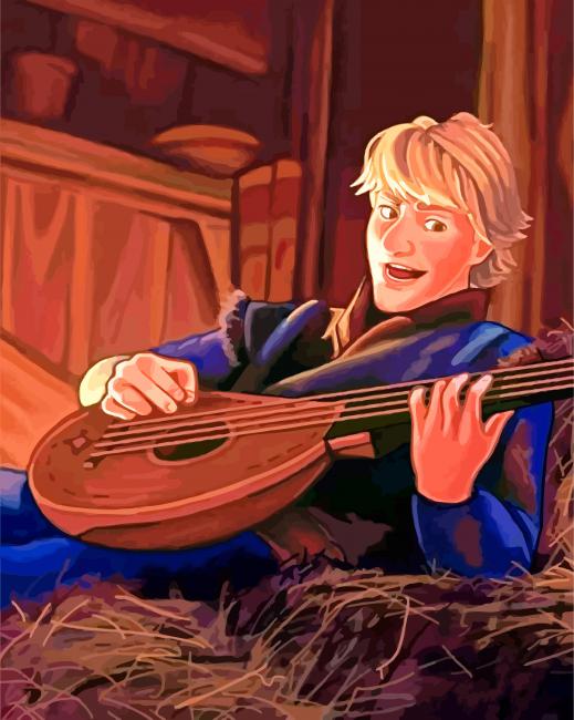 Kristoff Frozen Animation Paint By Numbers - Numeral Paint Kit