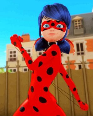 ladybug animation paint by numbers