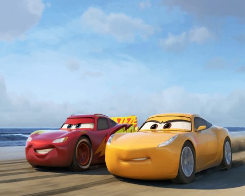 Lightning McQueen Movie Paint by numbers