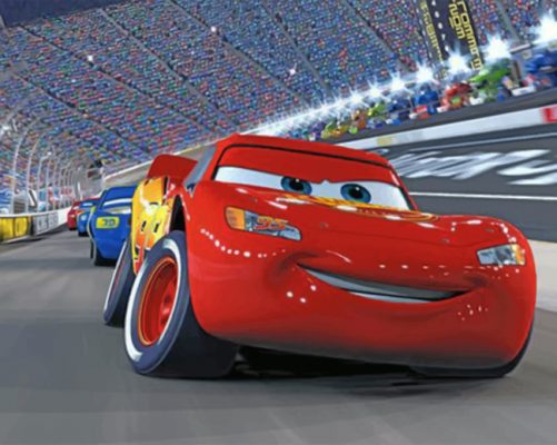 Lightning McQueen Paint by numbers
