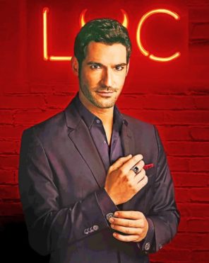 Lucifer Morningstar Character Paint By Numbers - Numeral Paint Kit