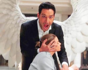 Lucifer Protecting Chloe Decker paint byy numbers