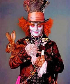 Mad Hatter And Rabbit paint by numbers