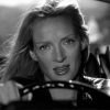 Monochrome Uma Thurman paint by numbers