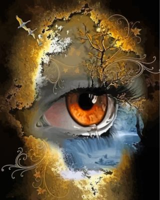 Mother Nature Eye Paint by numbers