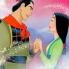 Mulan And Li Shang paint by numbers