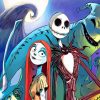 Nightmare Before Christmas Sally And Jack Paint by numbers