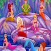 peter pan and the little mermaids paint by numbers