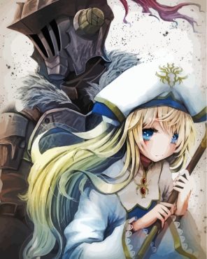 priestess goblin slayer anime paint by number