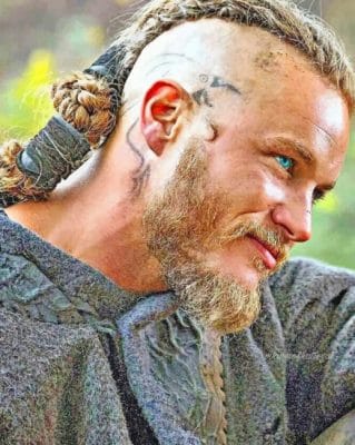 Bjorn Vikings Actors Paint By Numbers - NumPaints - Paint by numbers