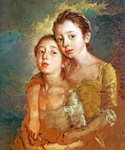 sisters by Gainsborough paint by number
