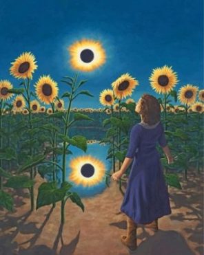 Sunflower field Paint by n