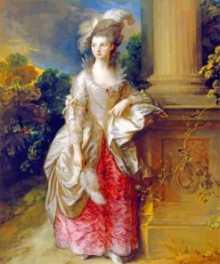 Thomas Gainsborough Mrs Graham paint by numbers