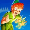 Tinkerbell And Peter Pan paint by numbers