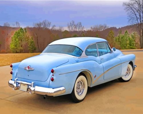 1953 Buick Skylark paint by numbers
