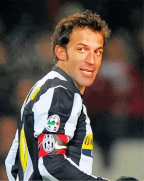 Alessandro Del Piero Footballer paint by number