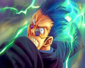Angry leorio hunter x hunter paint by number