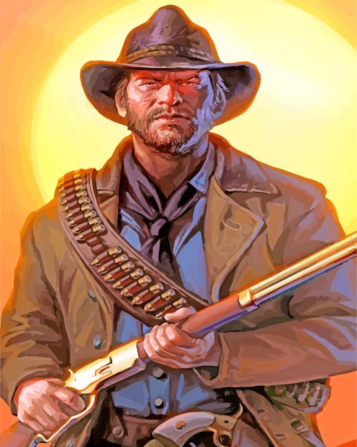 Red Dead Redemption - Arthur Morgan Canvas - Canvas Art