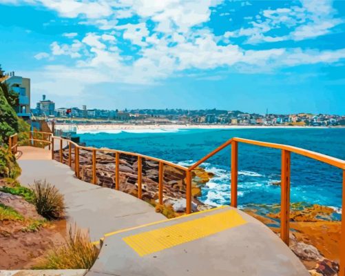 Bondi To Coogee Walk paint by number