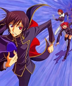 Code Geass Characters paint by numbers