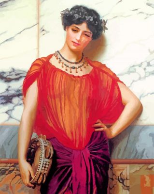Drusilla william godward paint by number