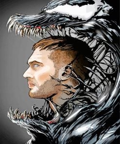Eddie Brock Venom Art paint by number
