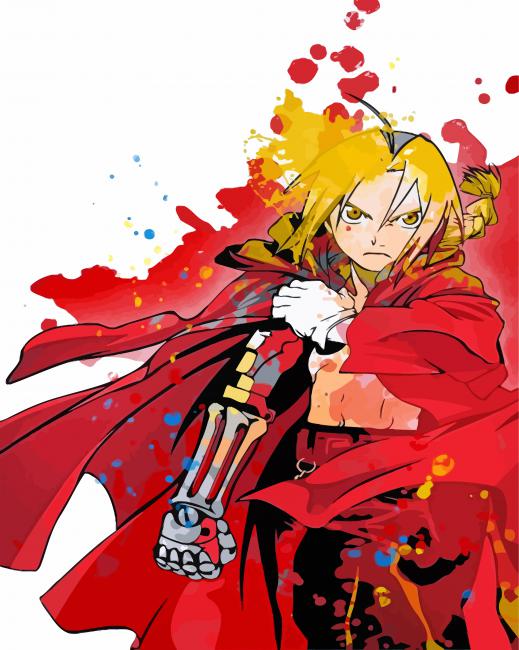 Edward Elric Art - Paint By Numbers - Numeral Paint