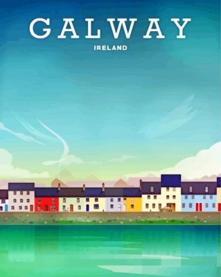 Galway Poster paint by numbers