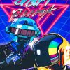Illustration Daft Punk paint by number