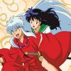 Inuyasha And Kikyo paint by numbers