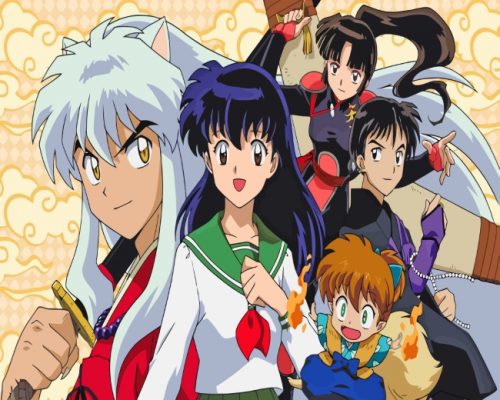 Inuyasha Anime Paint By Numbers - Numeral Paint Kit