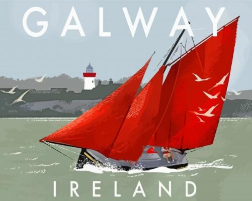 Ireland Galway paint by number