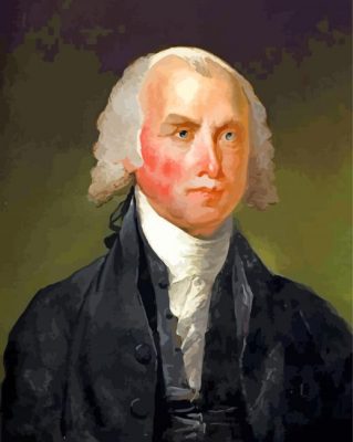 James Madison President paint by number